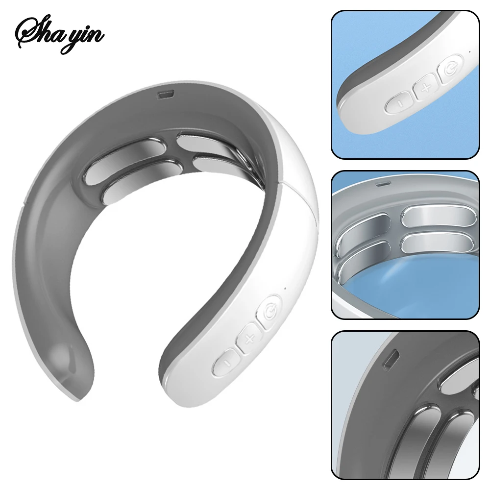 مدلك الرقبة أداة العمود الفقري العنقي الذكية العلاج الكهربائي أداة العلاج بالنبض مدلك العمود الفقري العنقي