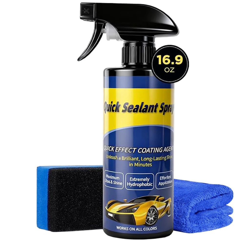 

500ML Ceramic Coating Quick Coating Agent for Car Motorcycles Truck RVs Hydrophobic Water Beading Deep Gloss Long Lasting Polish