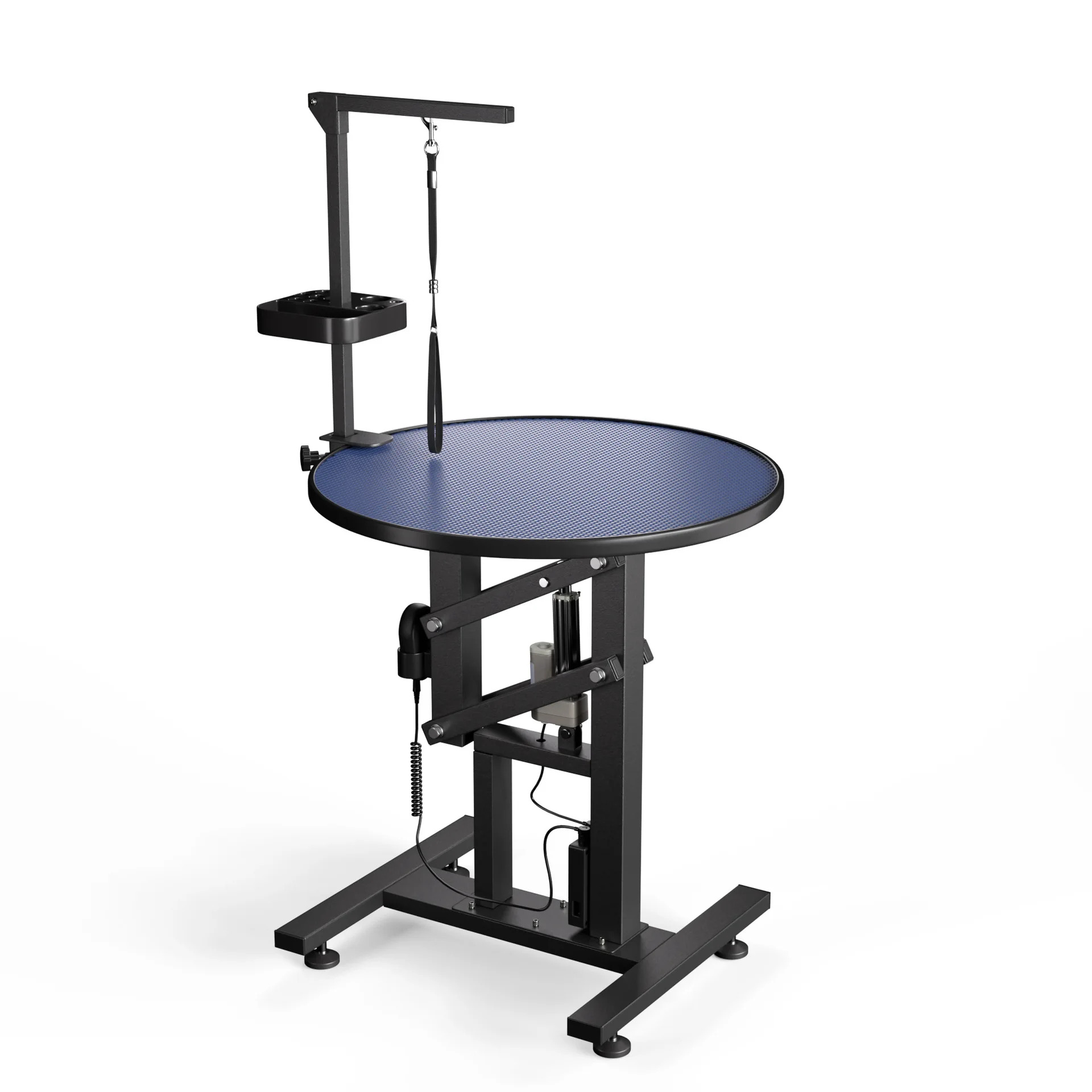 Pneumatic Rotating Hydraulic Lifting Pet Grooming Table, Electric Beauty Station, Portable Cat and Dog Table, Hair Trimming