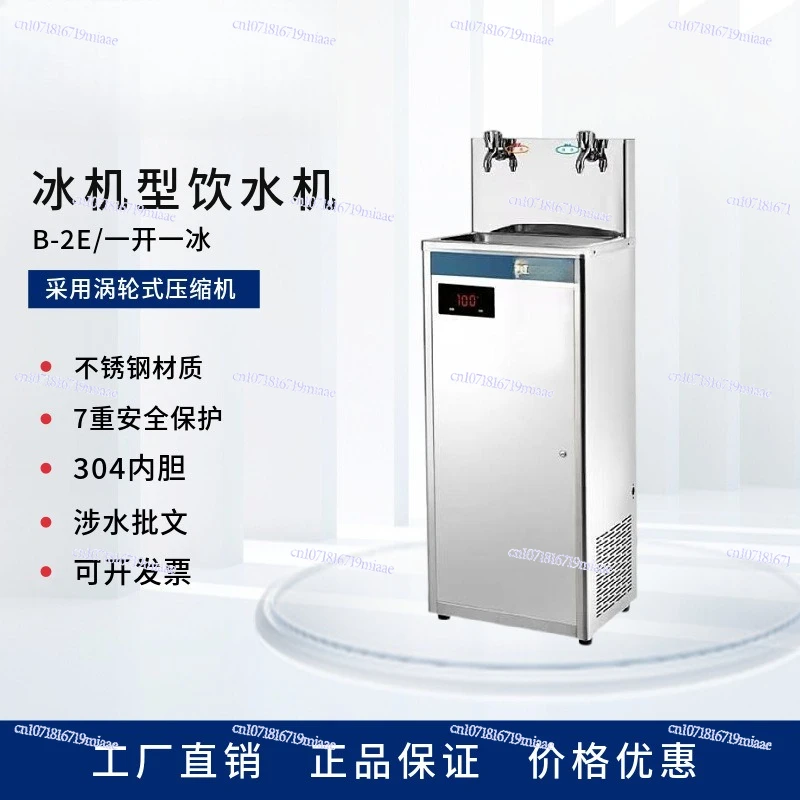 Stainless Steel Hot and Cold Water Dispenser Commercial Energy-saving Refrigeration Boiling Direct Drinking Machine B-2E One