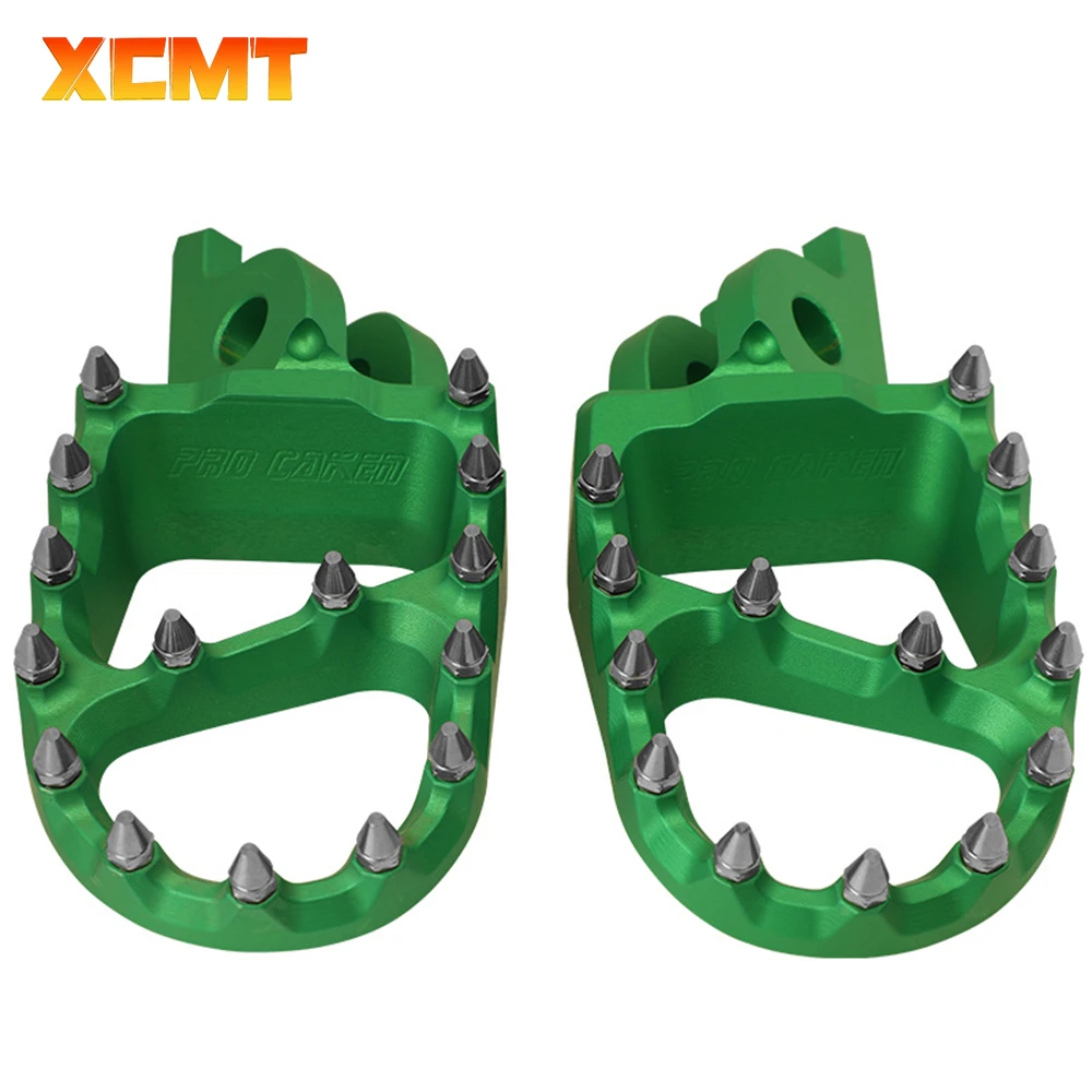 Motorcycle CNC Rests Pedals Footpegs Foot Pegs For Kawasaki KX250F KX450F KX250X KX450X KLX450R KX 250F 450F 2006-2021 2022 2023