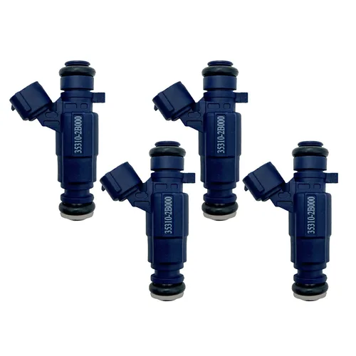 4 Uds inyectores de combustible para HYUNDAI ACCENT ELANTRA I30 I20 Ix20 KIA CARENS CEE'D CERATO RIO SOUL VENGA 1,4 1,6 353102B000 piezas