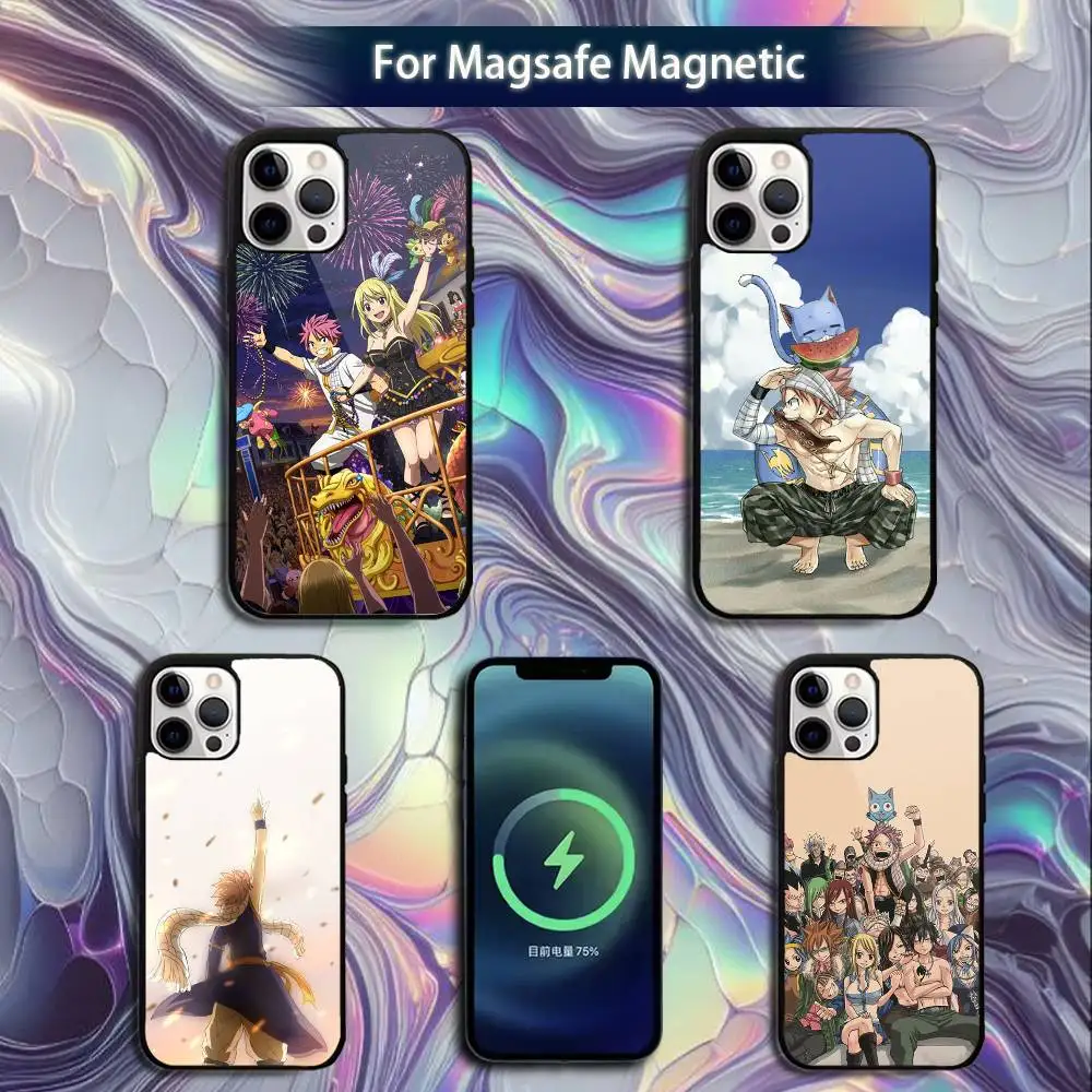 

Чехол для телефона Fairy T-Tail Natsu D-Dragneel для iPhone 16e,16,15,14,13,12,11,Plus,Pro,Max,Mini Magsafe с магнитной беспроводной зарядкой