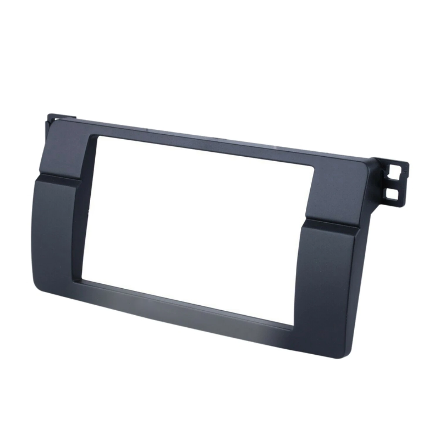 Pop para BMW Serie 3 E46 1998-2005 Panel de Audio 2Din Panel de modificación Marco de Panel de navegación DVD Fascias de coche Panel de Radio estéreo