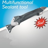 Silicone Scraper Sealant Smooth Remover Tool Set 5 In 1 Floor Caulk Finisher Grout Kit Glass Glue Angle Scraper Set Accessoriess