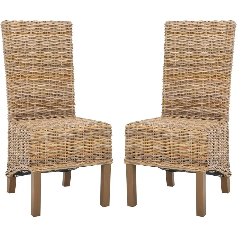 

Серые плетеные кресла в античном стиле, комплект из двух штук