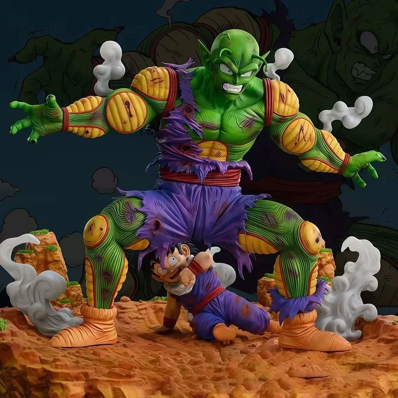 28cm Dragon Ball Z Piccolo protección Son Gohan Gk modelo muñeca figura de Anime protege la propia escena de batalla juguete colección regalo