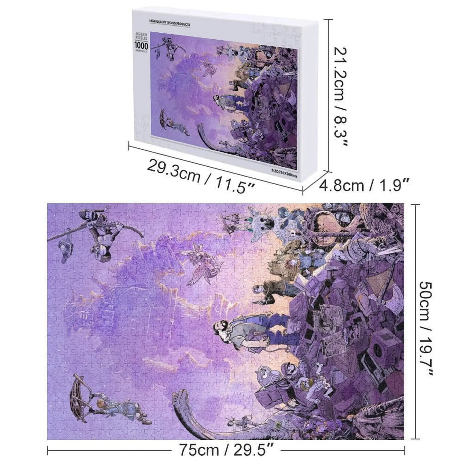 Big Tilted Universe Bear Jigsaw Puzzle Scale Motors Customized Picture Puzzle