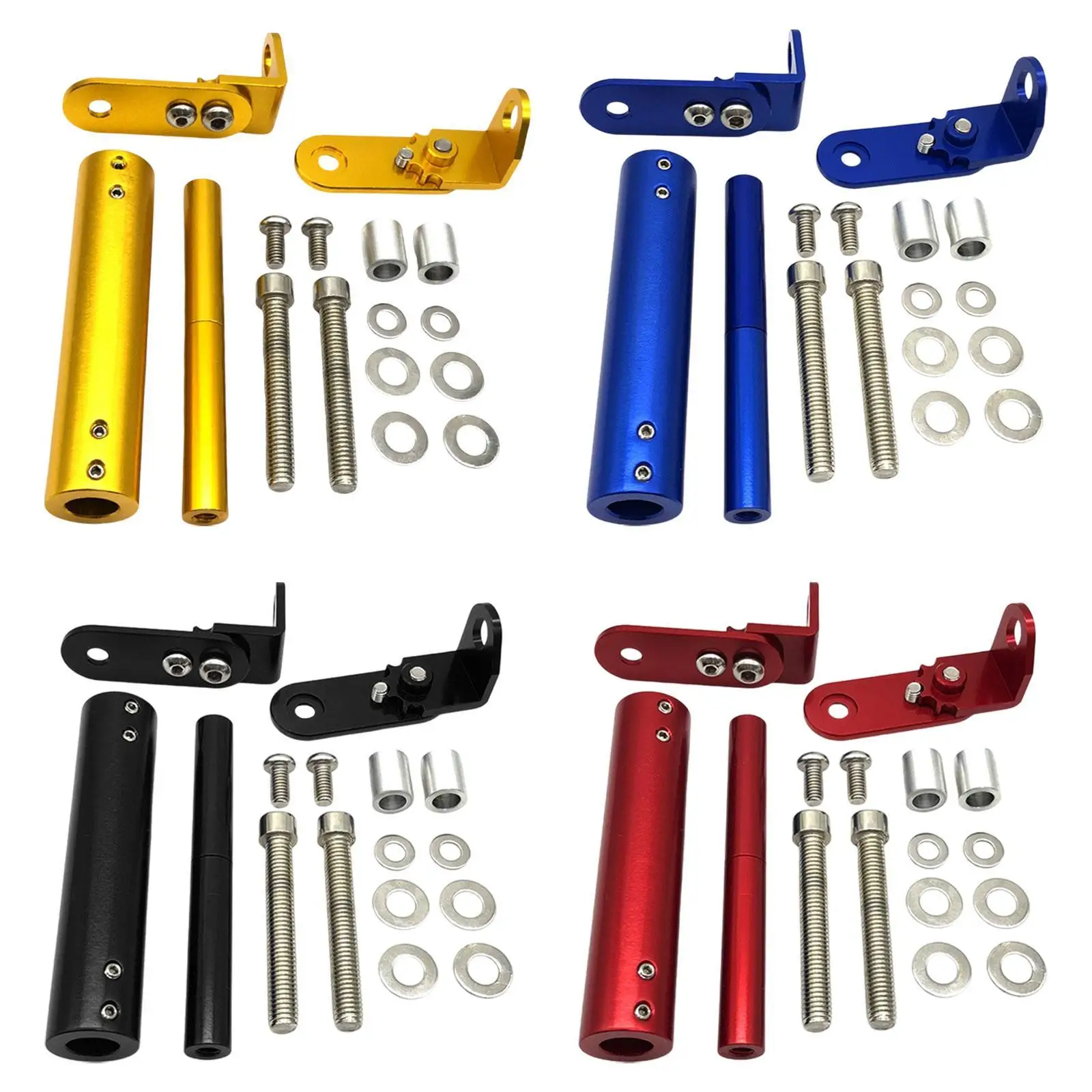 オートバイナビゲーションマウントブラケット頑丈な金具調整可能な修理部品バイクアクセサリー電話バーホルダー延長