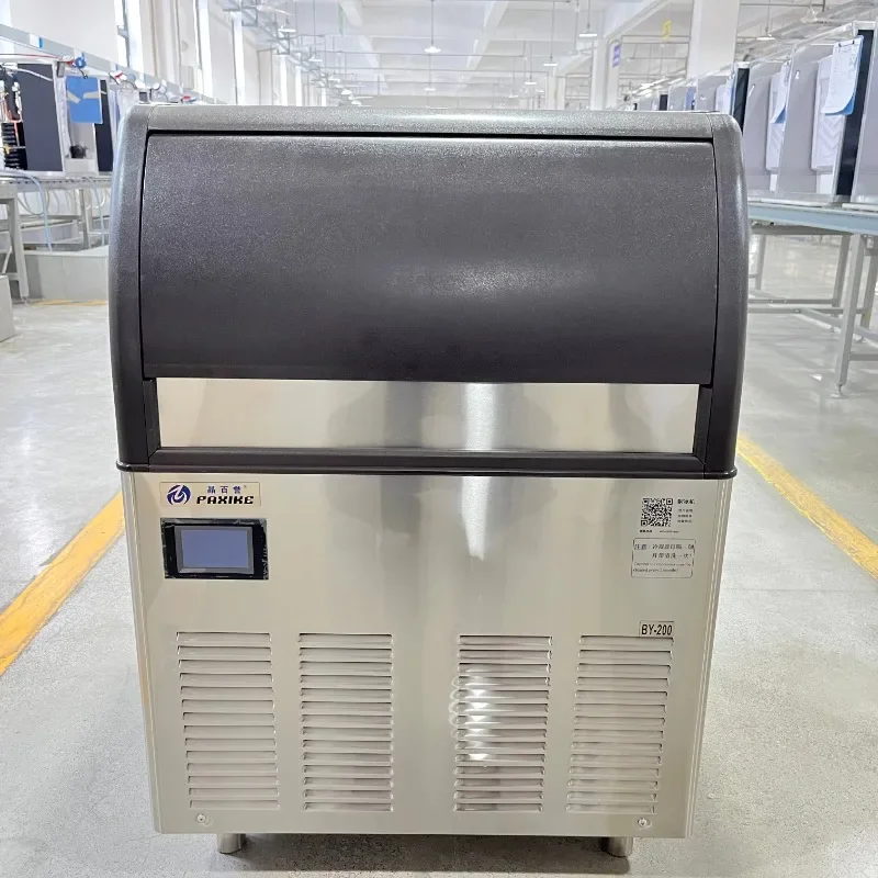

BY-200A(X) 90kg/24h Commercial Stainless Steel Air-Cooled Shaved Ice Maker