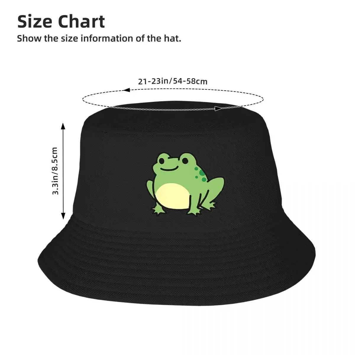 Frog Bucket Hats Panama For Man Woman Bob  Cool Fisherman  Summer Beach Fishing Unisex Caps
