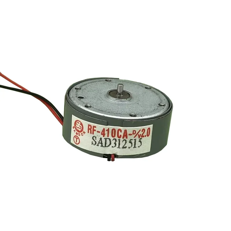RF-410CA D/V2.0 Micro Mini 26mm Ultra-thin Round Spindle Motor DC 1.5V-5V 2V 4300RPM for CD DVD Player Hobby Toy Model