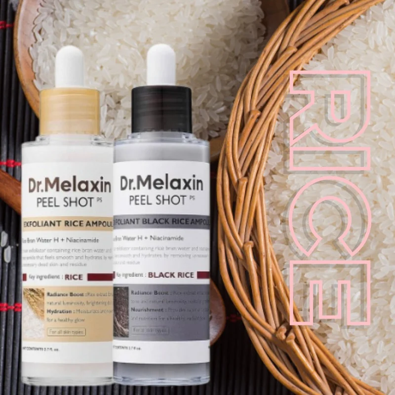 

80ml Niacinamide Exfoliating Serum Deep Moisturizing Essence Oil Control Rice Bran Water Gentle Remove Dead Skin Serum