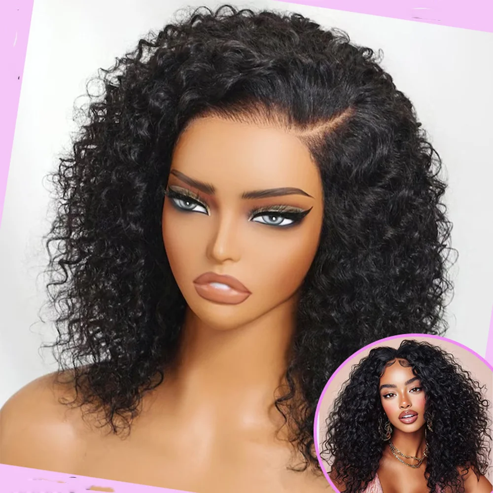شعر الإنسان موجة عميقة الدانتيل الجبهة الباروكات، شعر الإنسان قبل قطعها 13x4 HD شعر مستعار أمامي من الدانتيل الشفاف، شعر مستعار أسود طبيعي بدون صمغ