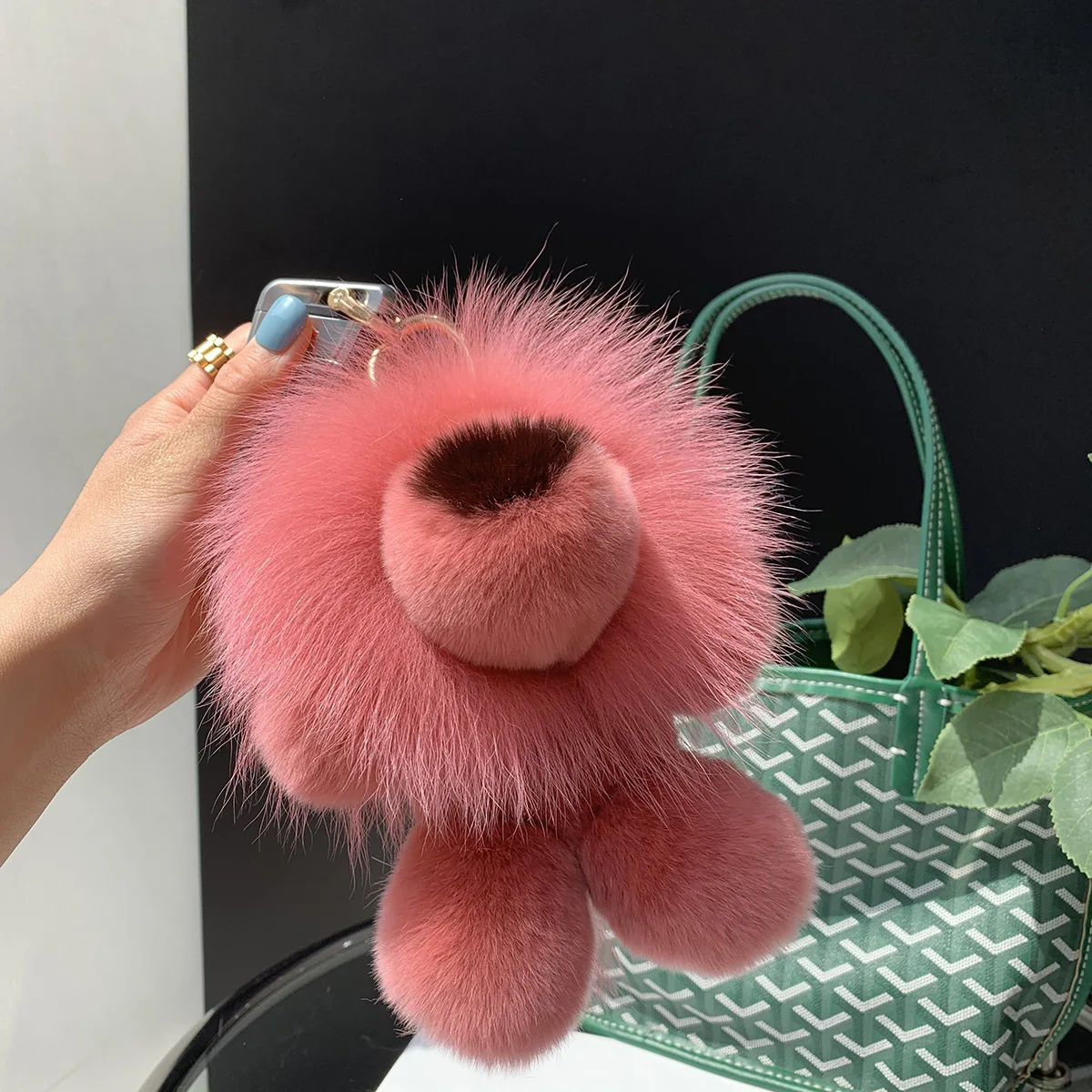 

Новый милый плюшевый брелок-подвеска в виде маленького львенка из меха кролика рекс, аксессуар для школьного рюкзака и автомобильных ключей