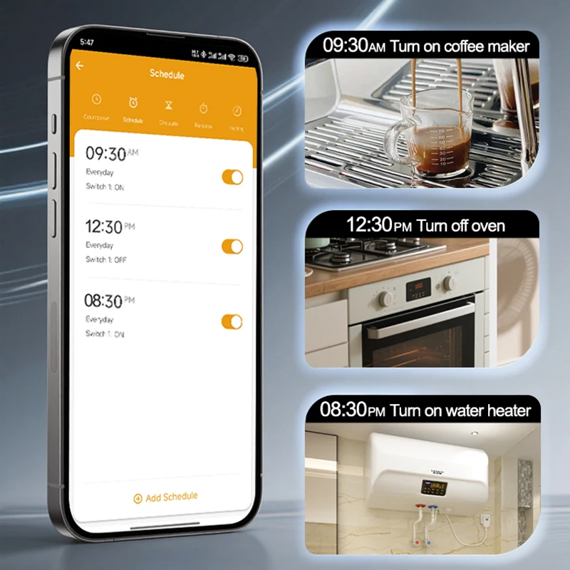 Tuya South Africa Plug 16A/20A Zigbee Smart Plug with Power Monitor Remote Control Timer Group Voice for Alexa Google Assistant - view 3
