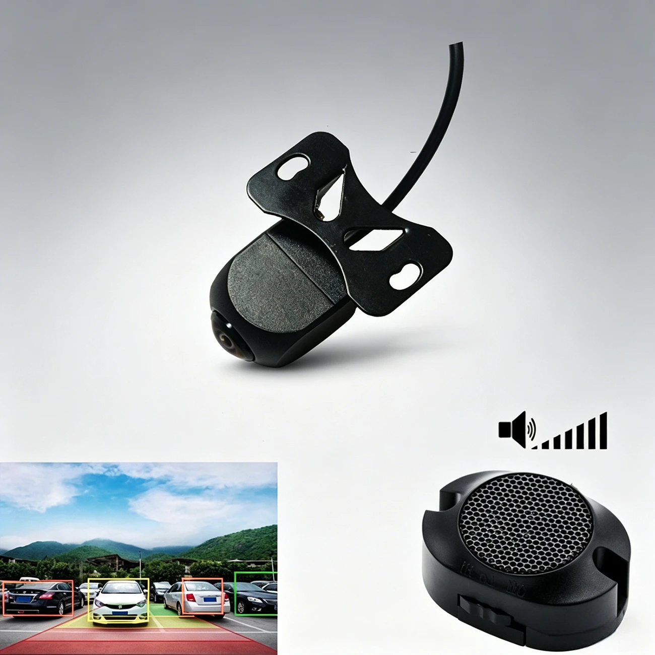 

Smart AHD reversing rearview camera automatically detects moving cars and people, issues reminders, and is easy to install.