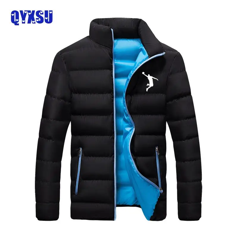 2024 Herren Warme Jacke Winter Parka Mantel Stehkragen Wind Jacke Dicke Schwarze Freizeit Kleidung Michael Coat