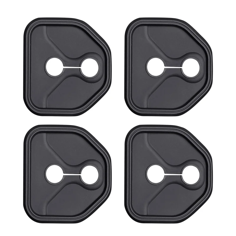 

4pcs Silica gel Door Lock Decoration Protection Cover For For Subaru OUTBACK Legacy FORESTER XV Impreza Auto accessories
