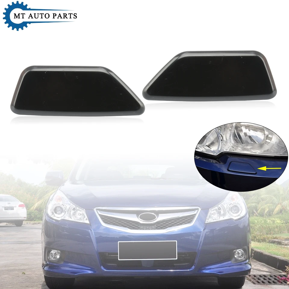 MTAP Headlight Washer Nozzle Cover For Subaru Legacy V BM BR 2009-2014 XV 2012-2014 Headlamp Head Light Water Spray Jet Cap