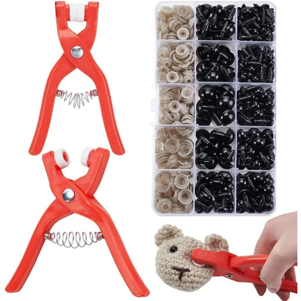 

Safety Eye Tool Crochet Tools About 230Pcs Crochet Safety Eye Craft Eyes Stuffed Animals Safety Eyes Making