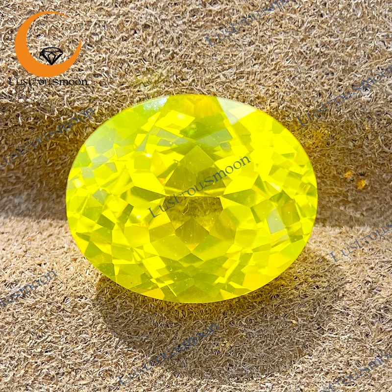 

НОВЫЙ Yttrium Алюминий Гранат Изумрудная/овальная огранка YAG 10*12 мм Ярко-желтый цвет Свободные камни Лабораторные бриллианты для изготовления ювелирных изделий