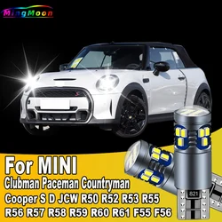 2Pcs T10 For MINI Clubman Paceman Countryman Cooper S D JCW R50 R52 R53 R55 R56 R57 R58 R59 R60 R61 F55 F56 LED Clearance Lights