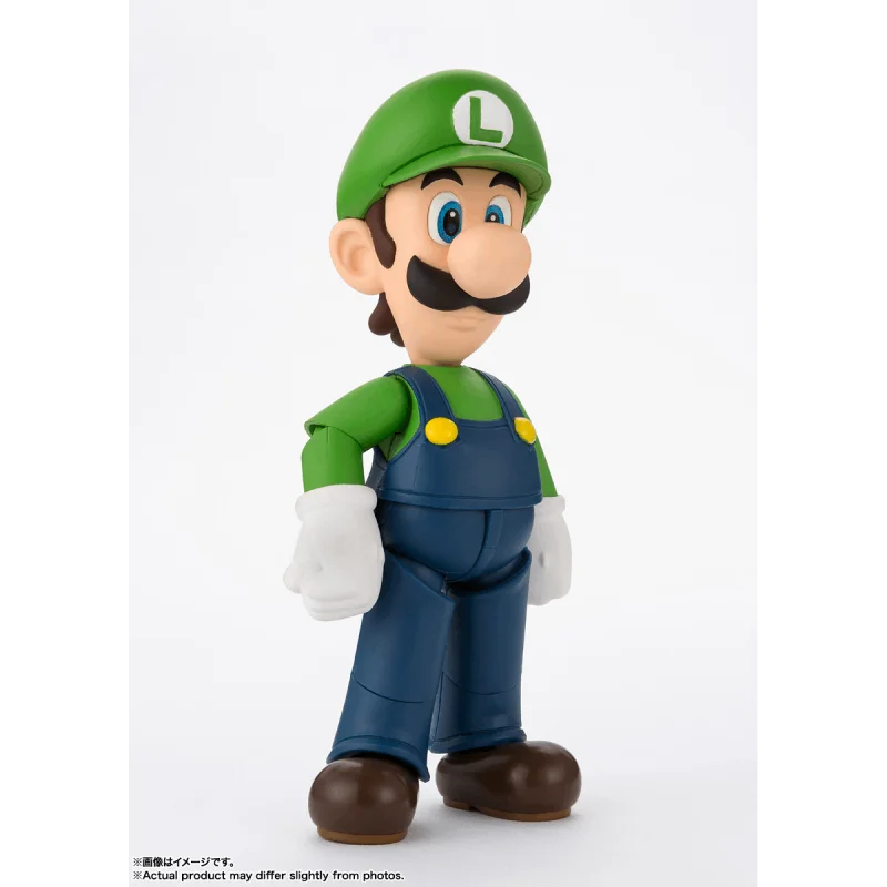 

Bandai Tamashii Nations SHF Luigi Action Figure Super Mario Fully Articulated Collectible Display Toy In Stock For Game Fans