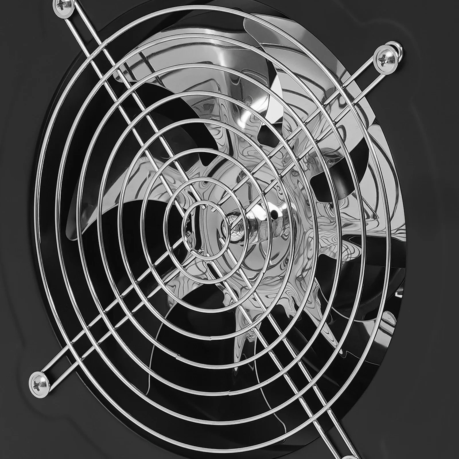 7 "Exaustor 2800 RPM Extrator de alta velocidade Ventilador utilitário Ventilador de ventilação de fumaça de exaustão 50W 380 CFM montado na parede