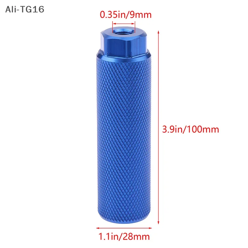 AliExpress （YY）1Pc 2025 New Alloy Foot Stunt Peg For BMX Bike Fit 3 8 Inch Axles Bike Pegs Anti Skid Lead Rest Pegs Bicycle Accessories