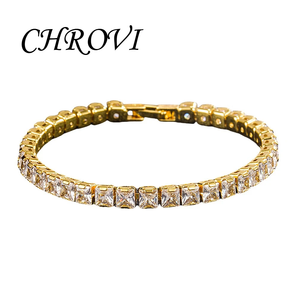 Luxury-Style 925 Sterling Silver 5MM Gold Hand Chain Trendy Style Hand Chain in Stock 18cm Elegant and Versatile