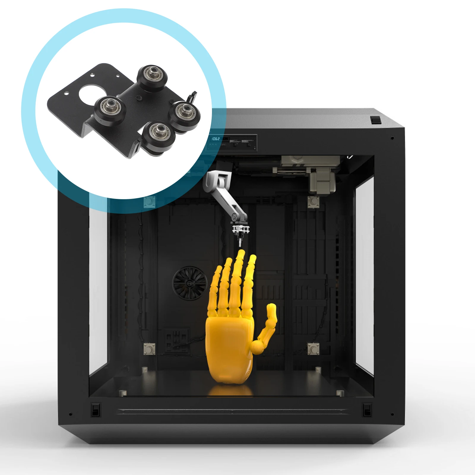 

3D Printhead Accessories Extruder Extrusion for Prints Improved Version Printer Black