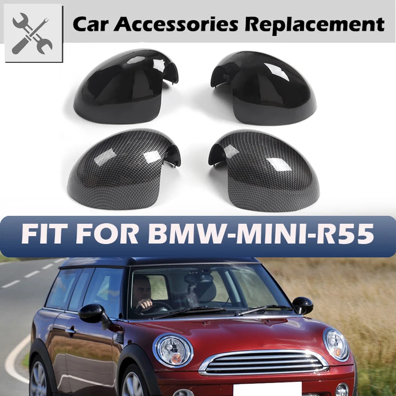 

Rhyming Rearview Mirror Cover Exterior Side Mirror Caps Fit For BMW Mini Cooper R55 R56 R57 R58 R59 R61 Car Accessories