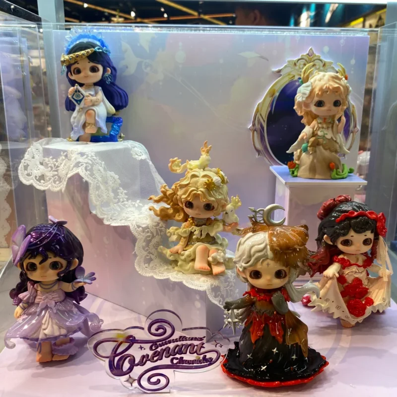 حقيقي Heyone Joy Guardians Covenant Chronicles سلسلة صندوق أعمى لطيف صندوق غامض اللعب عمل أنيمي الشكل Kawaii نموذج هدية #2