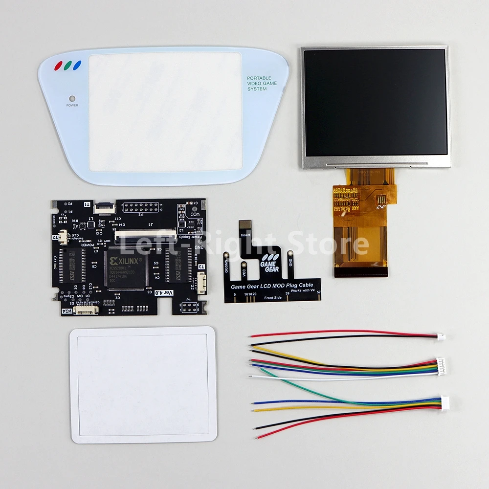 1 セットフルスクリーン IPS V4 液晶キットセガゲームギア高光輝度 V4
