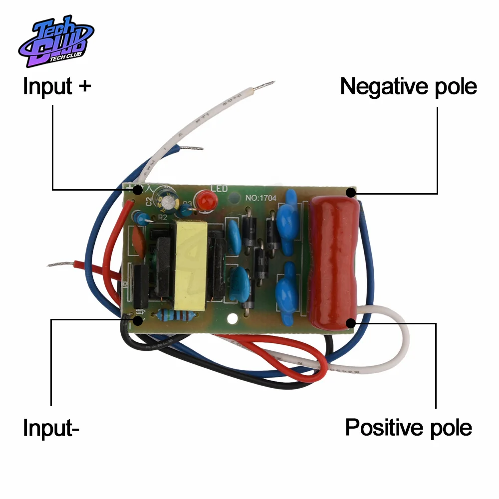 DC 3.7V to 1800V Booster Step Up Module Arc Pulse DC Motor with High Voltage Capacitors and 3.7V to 5V Power Supply Accessories