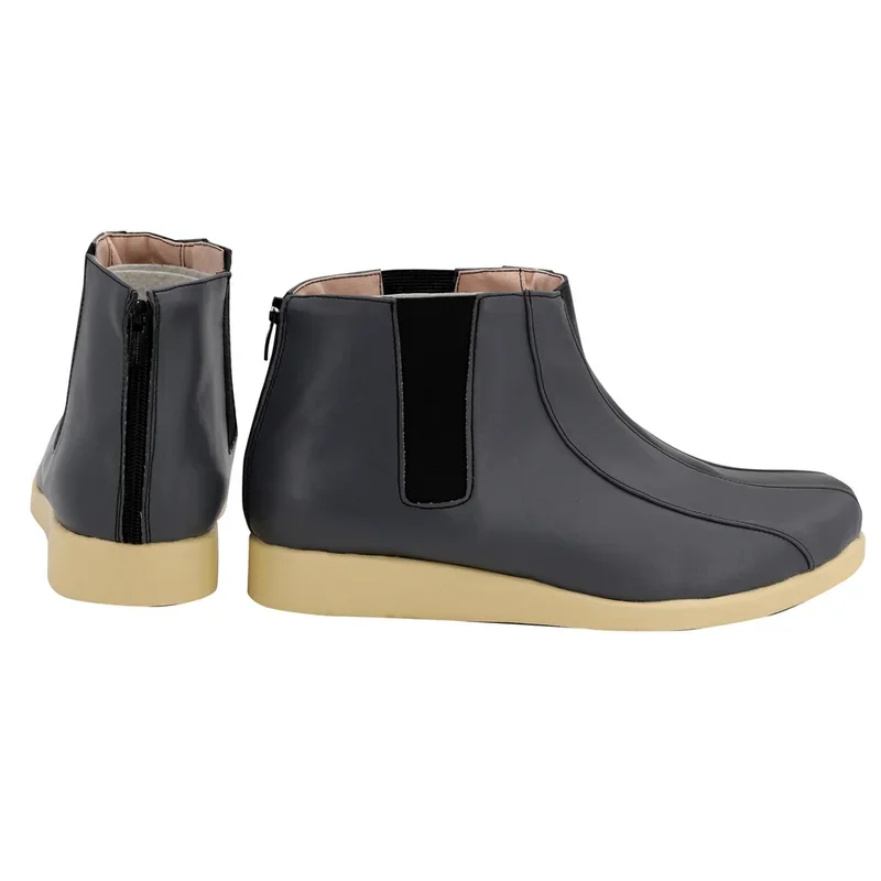 FC6Movie 宇宙戦闘変装コスチュームアクセサリーボバコスプレファンタジー靴黒ショートブーツ男性ロールプレイファンタジー Footw @ FC8