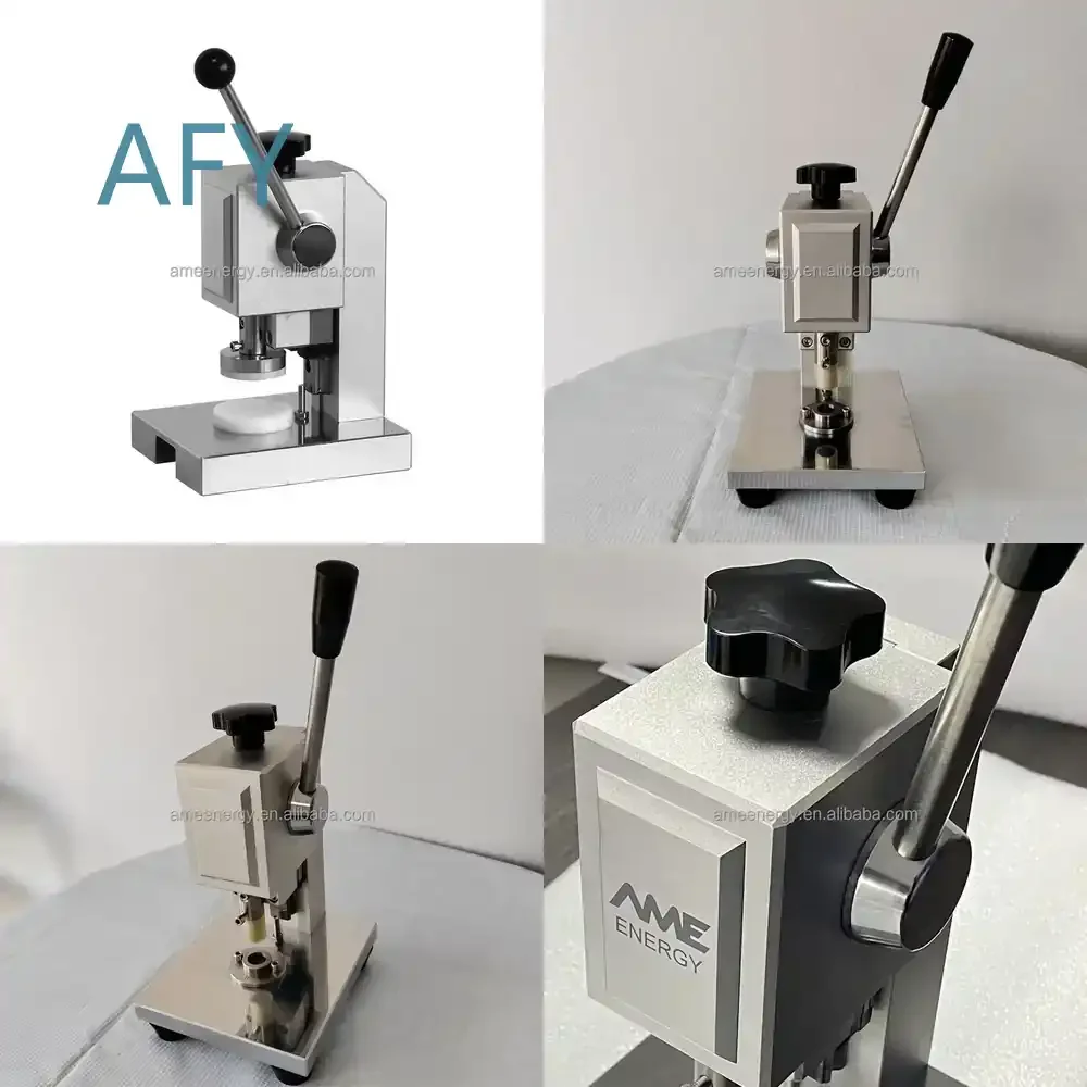 Lab Professional Manual Battery Punching Machine Making Device for battery terminal crimping tool for lithium ion battery