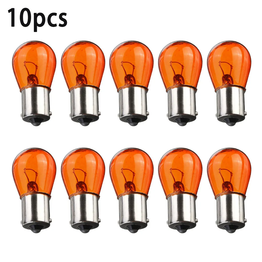 10pcs LED Bulbs Fit For Standard PY21W, BA15s Or 581 Bulb For Side Position And Parking Lights Indicator Fog And Reversing Light