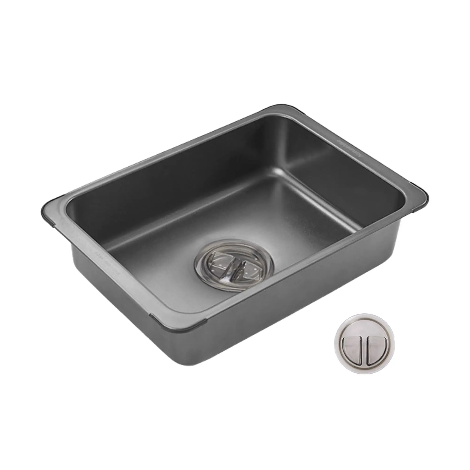 

304 Stainless Steel Camping Sink Basin 1.59 Gallon Portable Kitchen Sink 14.17 X 9.84 Inch