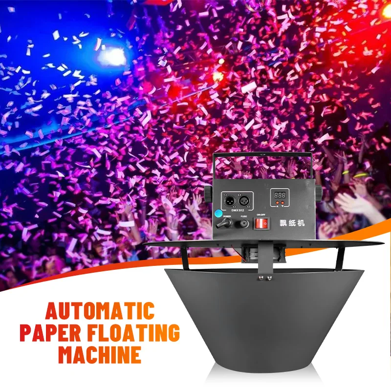 Small 100W Hanging Confetti Machine Electric DJ Stage Equipment with Remote Control for Parties and Performances
