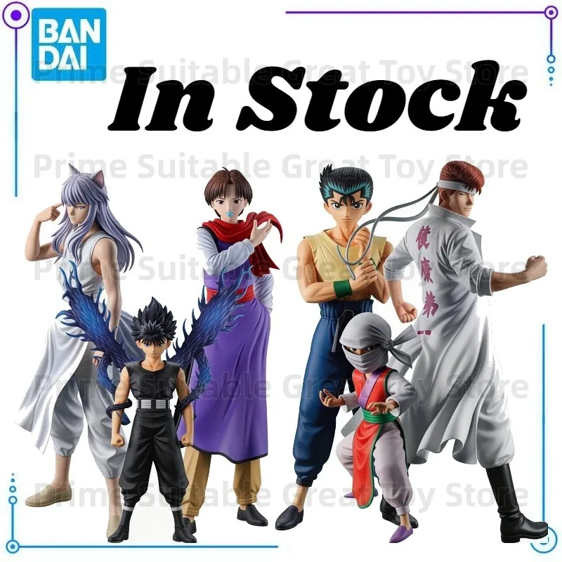 В наличии: Коллекционные фигурки Bandai Spirits Ichiban Kuji YuYu Hakusho — Кувабара Казума, Хиэй, Коэнма, Генкай, Юко, Урамэши Юсуке