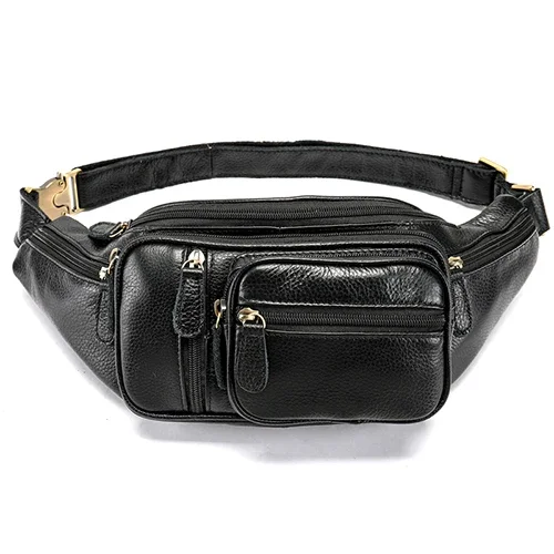 MVA Multi-Function Money Belt Bag Men\'s Waists Bags Genuine Leather Fanny Pack Phone Waist Pack/Bags Messenger Bag Men