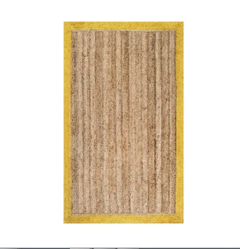 Carpet 100% Jute Runner Woven Handmade Double-sided Carpet Modern Country Rug Rugs for Bedroom