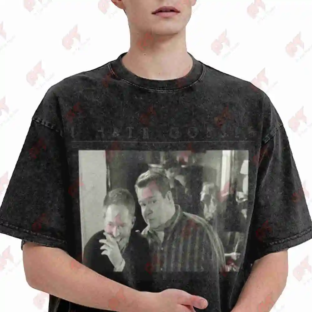 Modern Family Mitchell Cameron Pritchett I Hate Gossip Vintage Washed Tee Pure Cotton T-Shirt