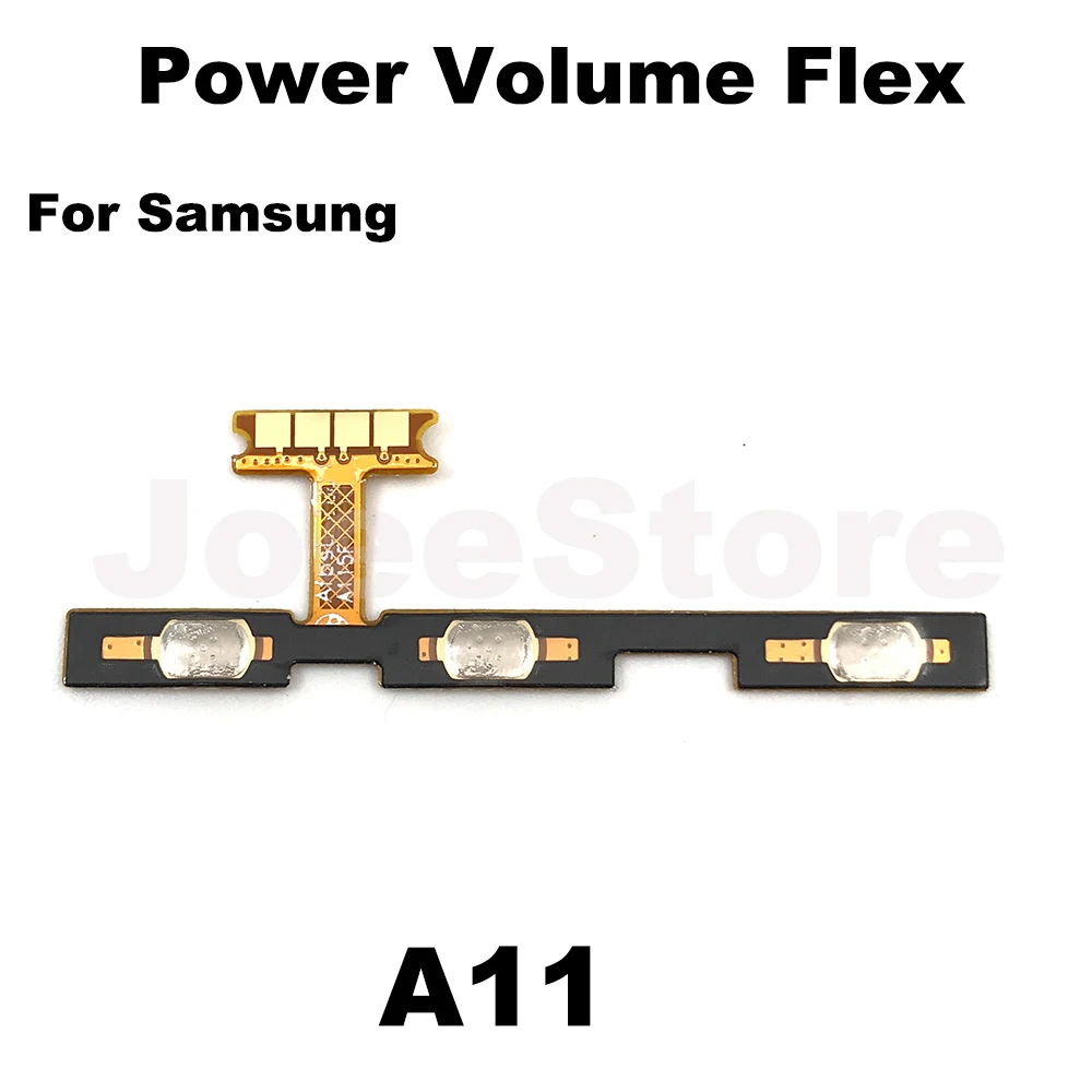 5pcs Power Volume Key Button Flex For Samsung A01 A11 A10S A30S A51 A10 A20 A30 A40 A50 A60 A70 Power On/Off Switch Button Cable