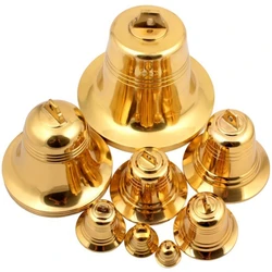 Large Engraved Copper Bells, 100% Brass Handicraft, Loud Clear Sound, School Meditation, Church, Creative Gift, 12 cm
