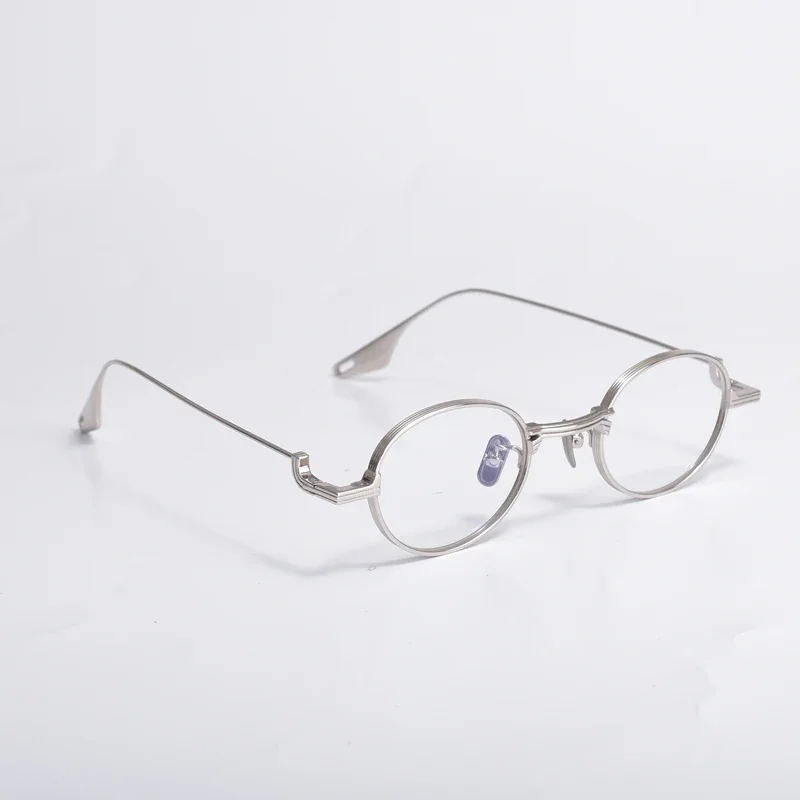 

GENTLE Anti blue light Roud Women Men Titanium glasses Frame Optical Glasses COKUP Prescription Eyeglasses