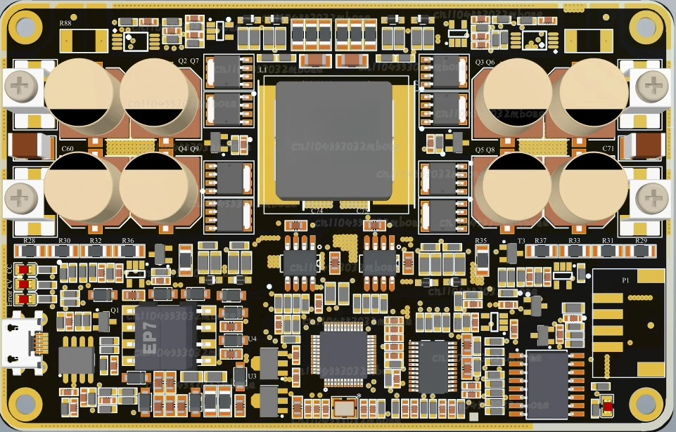 

Плата разработки цифрового источника питания STM32G474 с двунаправленным повышением/понижением напряжения, поддерживающая работу с 100% коэффициентом заполнения