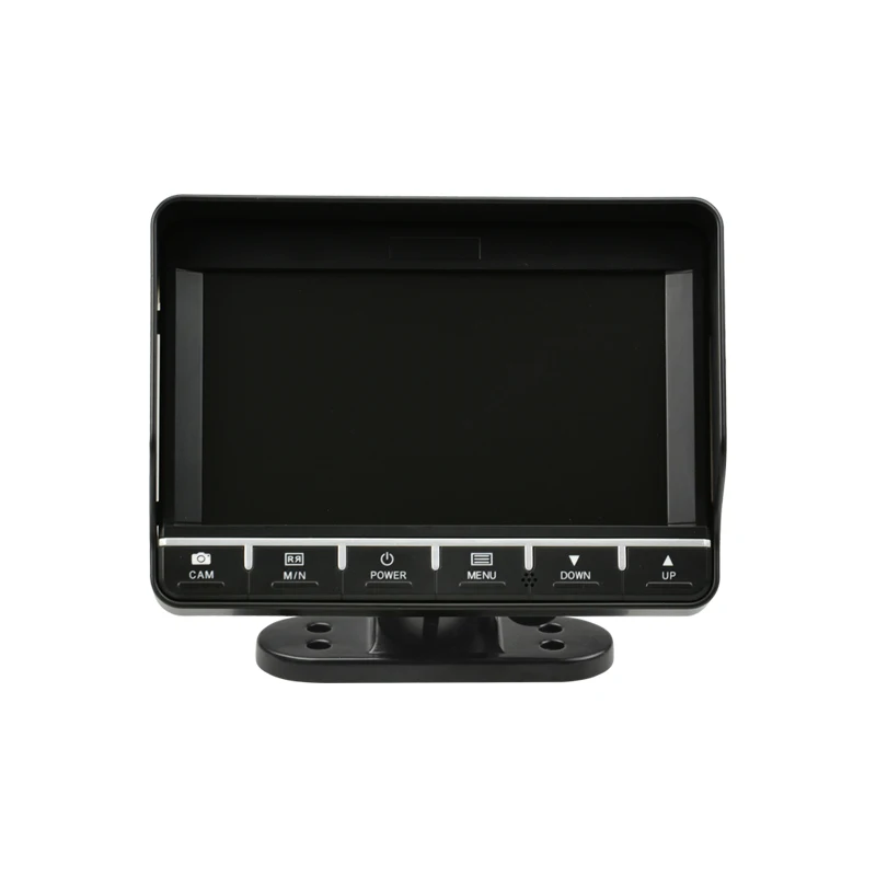 7 Inch Digital Color LCD Quad  with time delay, guildline, mirror or normal image function for truck and trailer